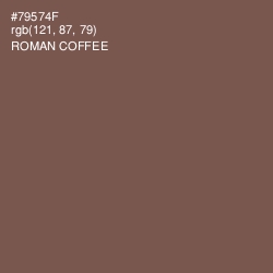 #79574F - Roman Coffee Color Image